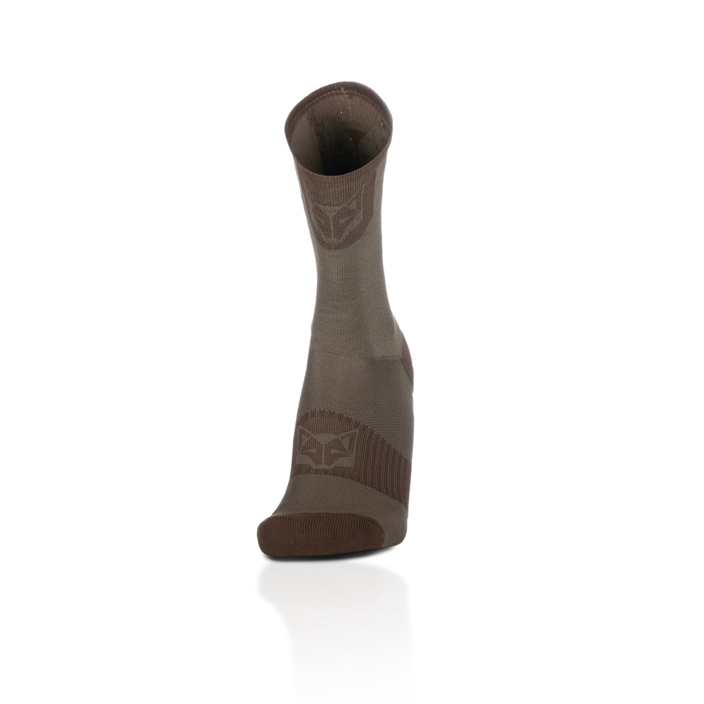 Chaussettes cyclisme hautes - Gold & Coffee