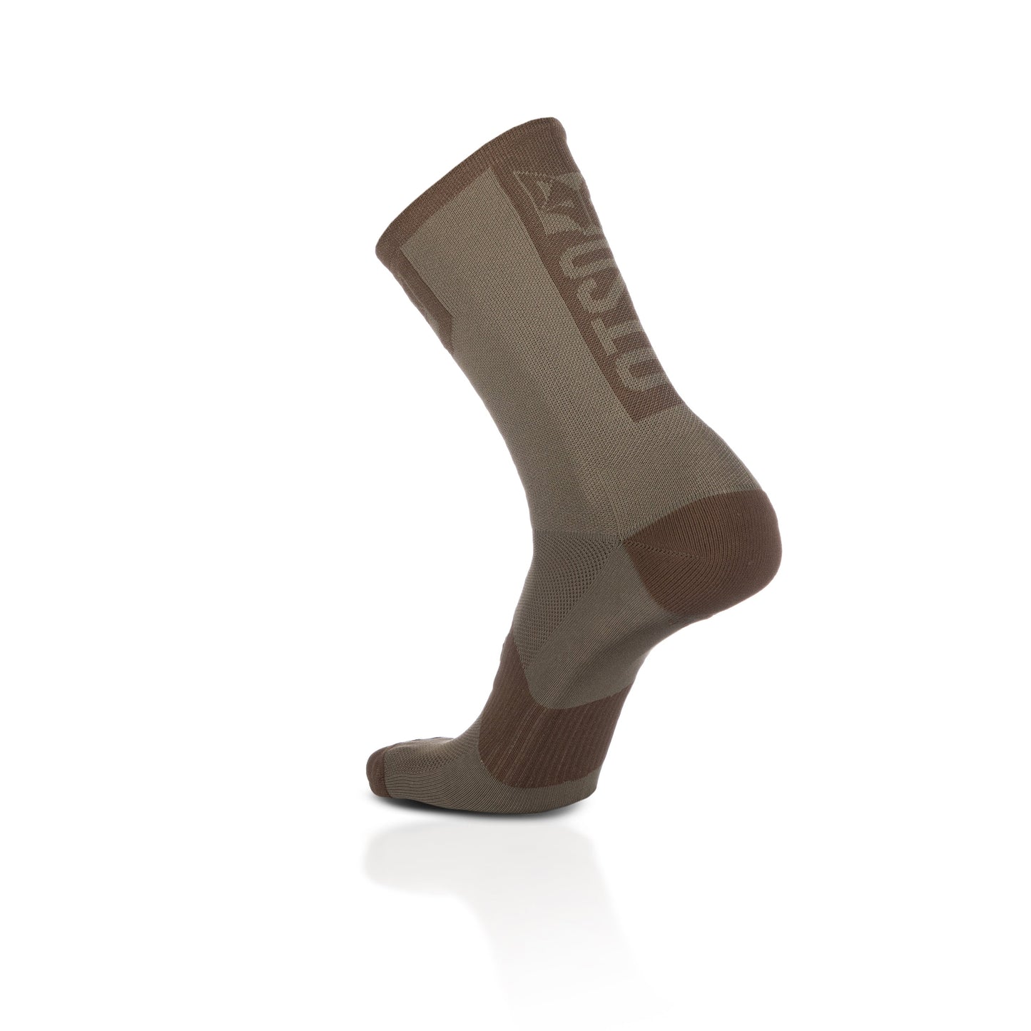 Chaussettes cyclisme hautes - Gold & Coffee