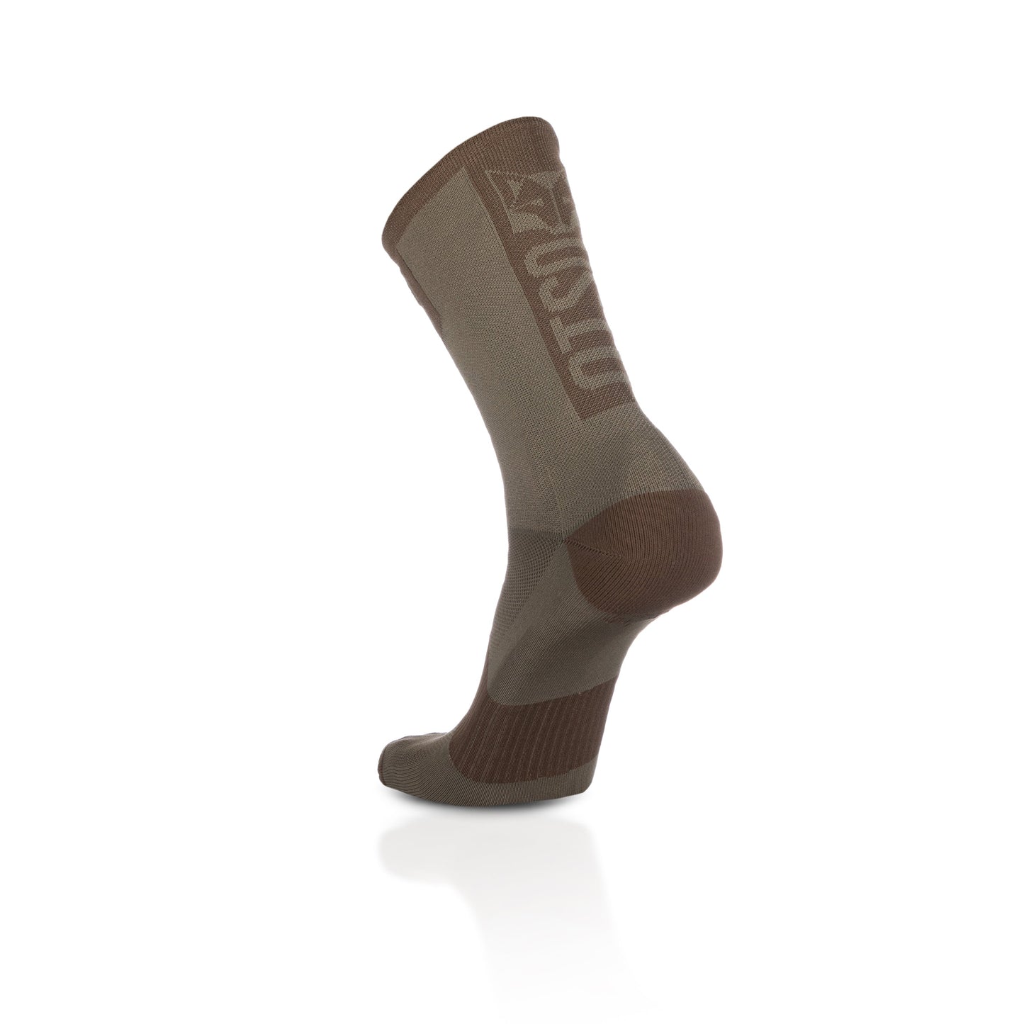 Chaussettes cyclisme hautes - Gold & Coffee