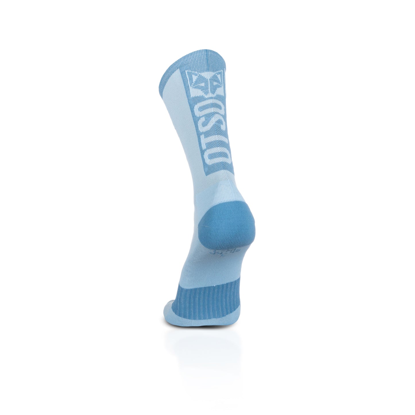 Chaussettes cyclisme hautes - Turquoise & Steel Blue