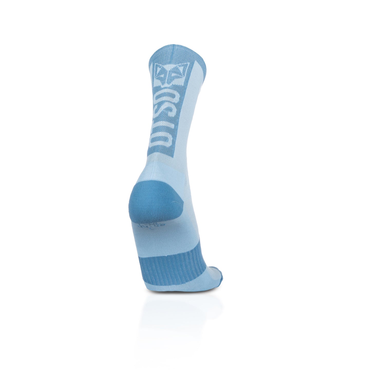 Chaussettes cyclisme hautes - Turquoise & Steel Blue