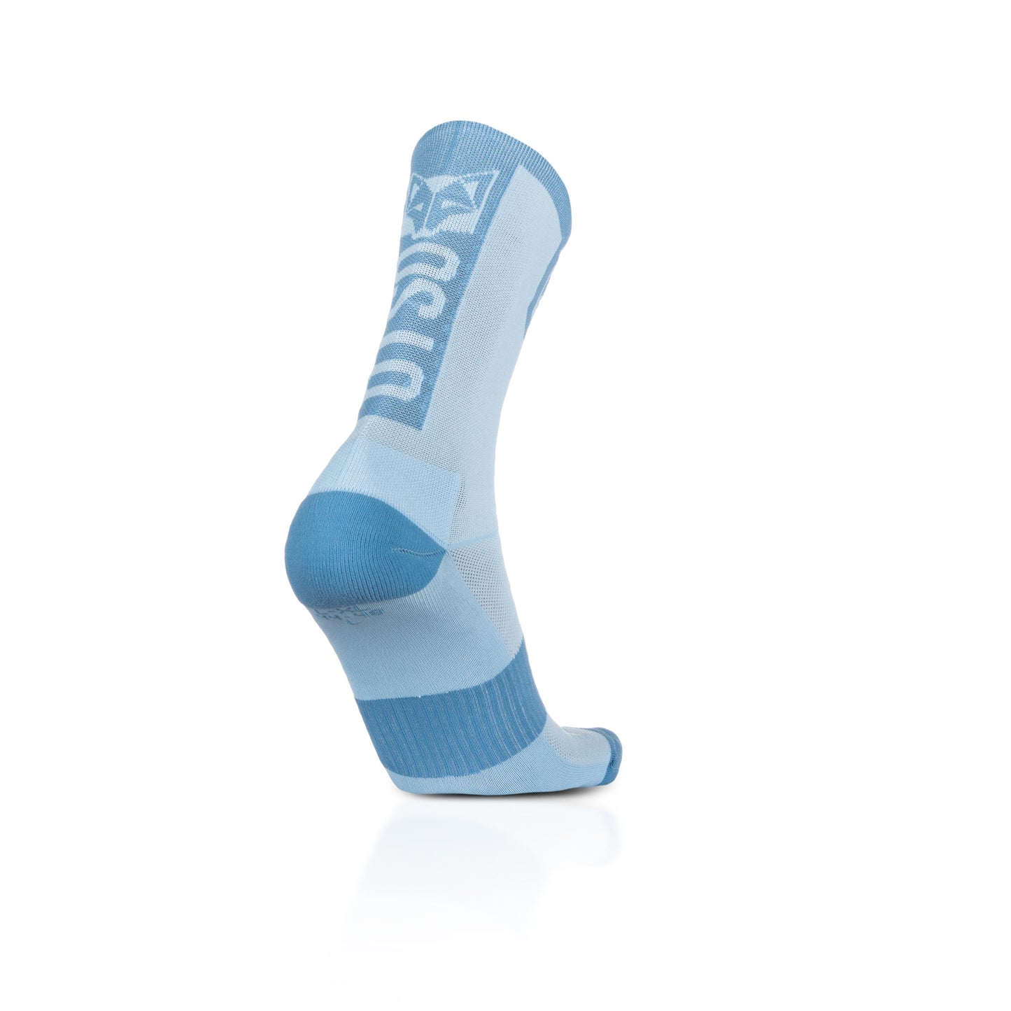 Chaussettes cyclisme hautes - Turquoise & Steel Blue