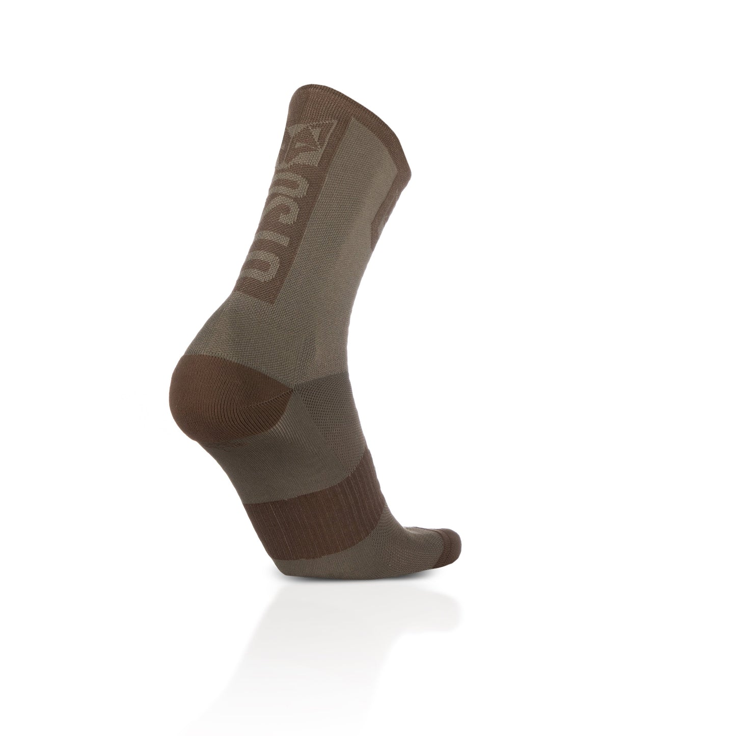 Chaussettes cyclisme hautes - Gold & Coffee
