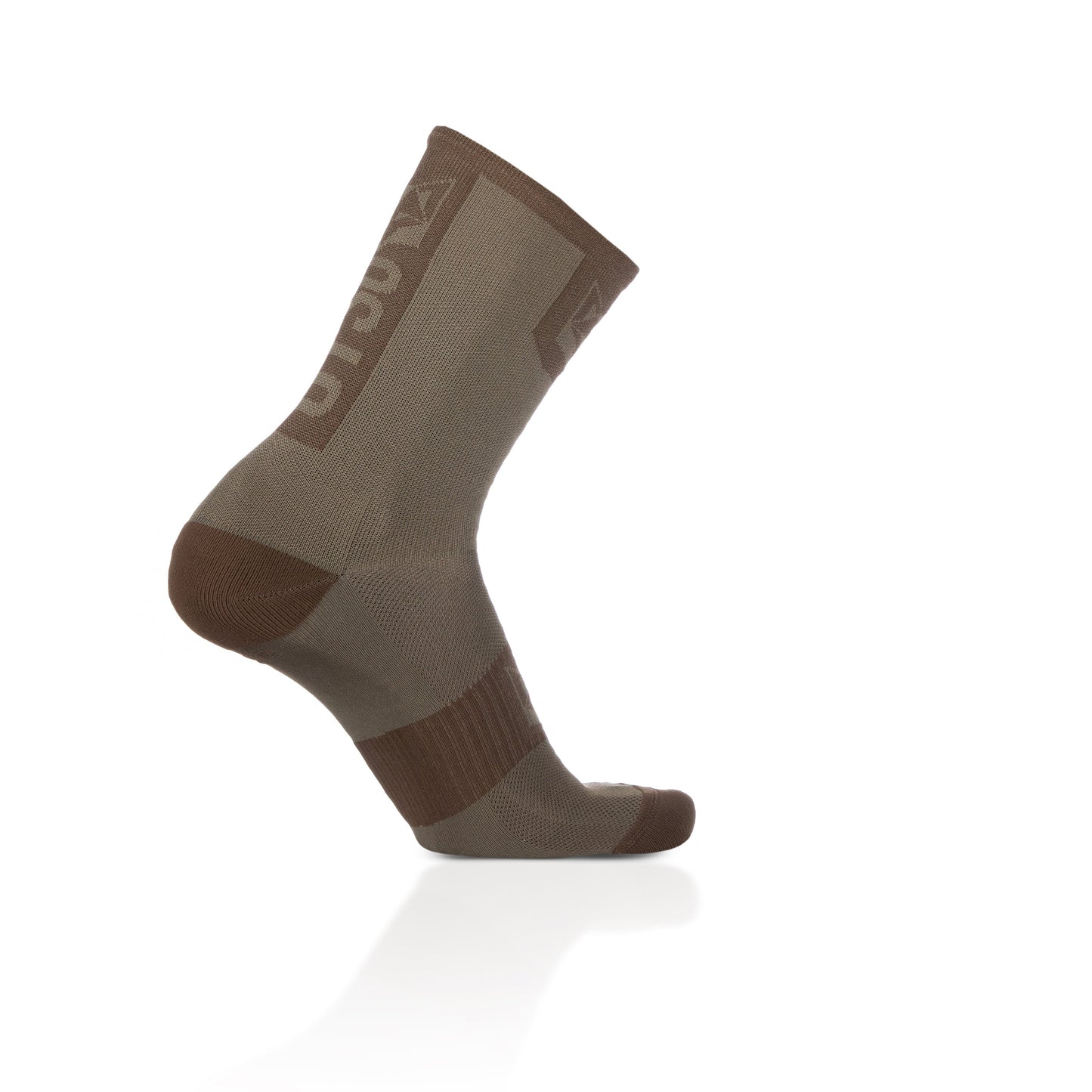 Chaussettes cyclisme hautes - Gold & Coffee