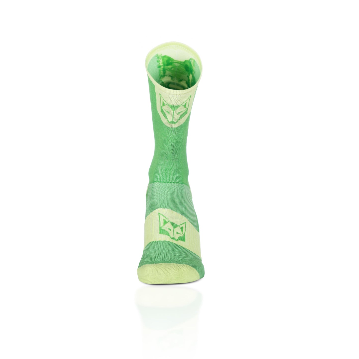 Chaussettes cyclisme hautes - Green Apple & Green Lime