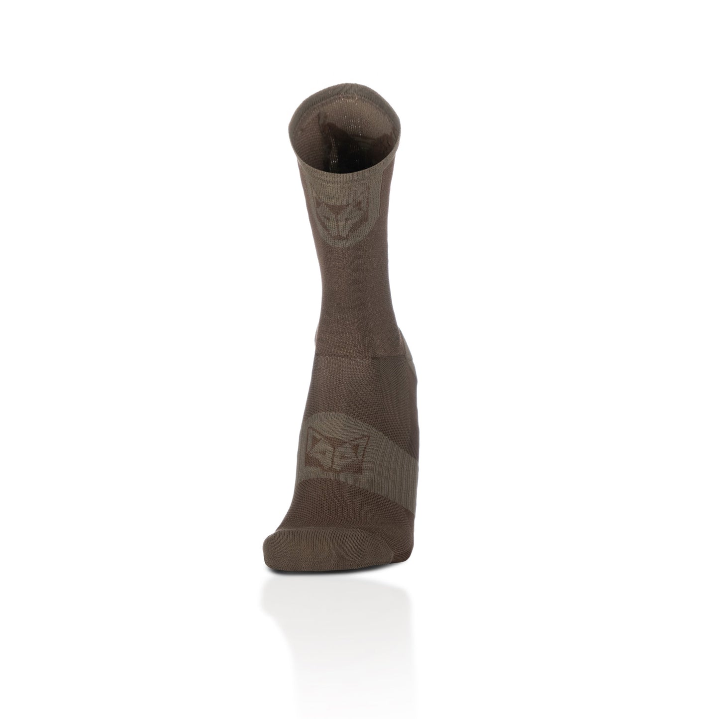 Chaussettes cyclisme hautes - Coffee & Gold