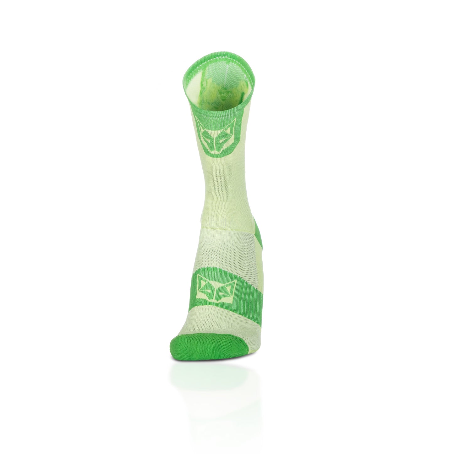 Chaussettes cyclisme hautes - Green Lime & Green Apple