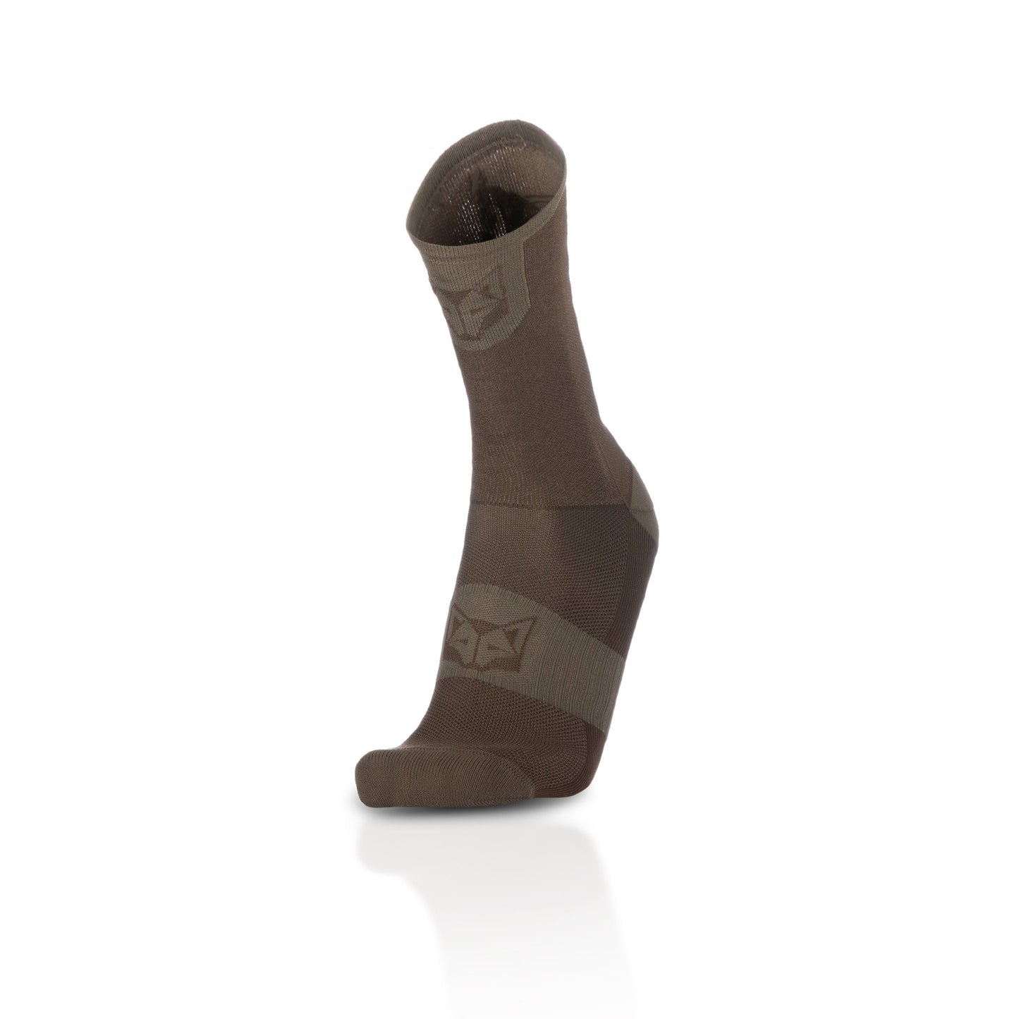 Chaussettes cyclisme hautes - Coffee & Gold