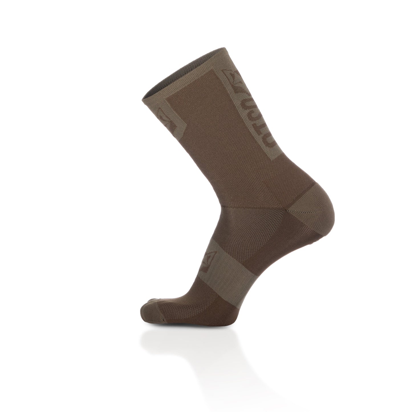 Chaussettes cyclisme hautes - Coffee & Gold