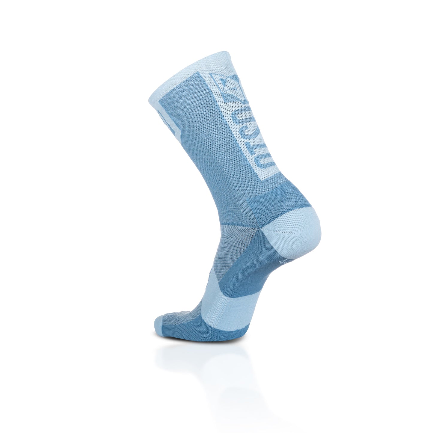 Chaussettes cyclisme hautes - Steel Blue & Turquoise