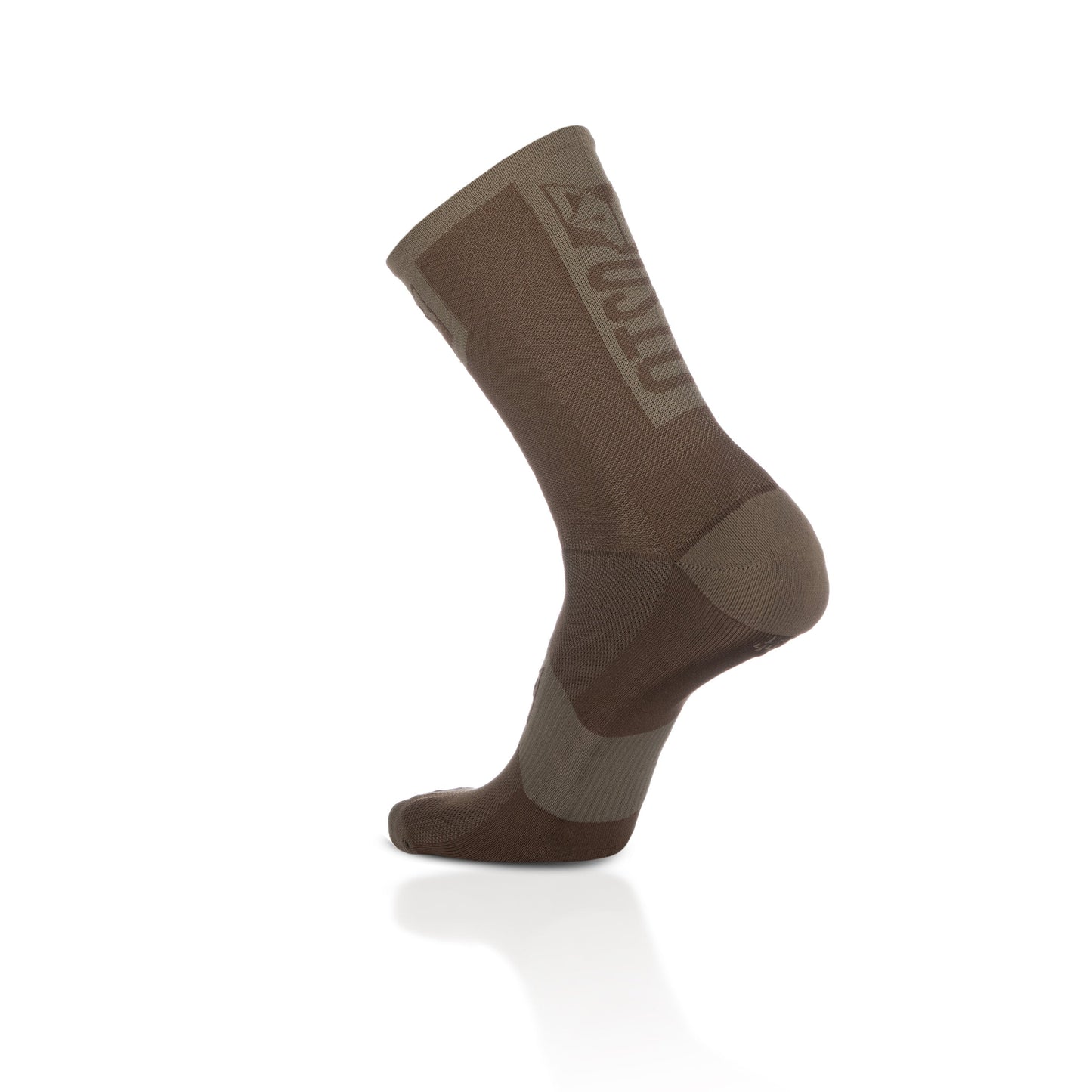 Chaussettes cyclisme hautes - Coffee & Gold
