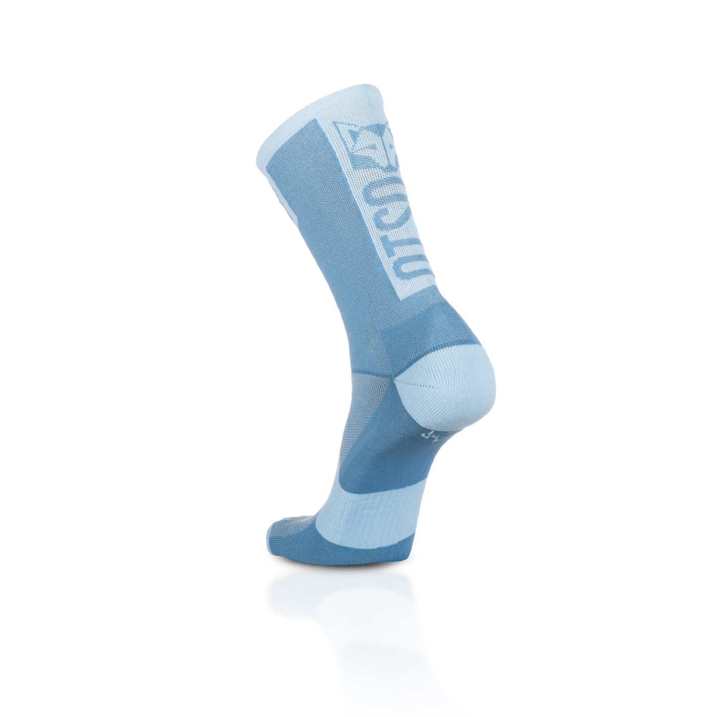 Chaussettes cyclisme hautes - Steel Blue & Turquoise