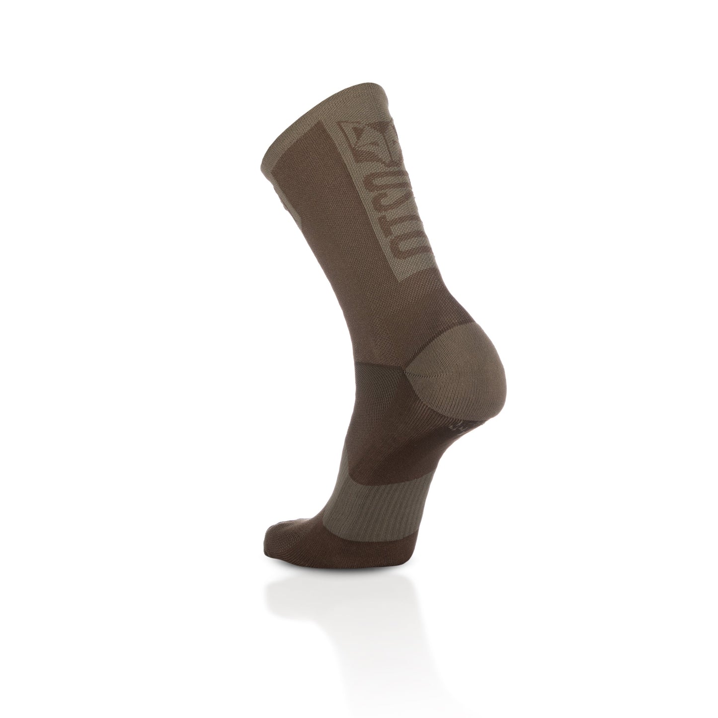 Chaussettes cyclisme hautes - Coffee & Gold