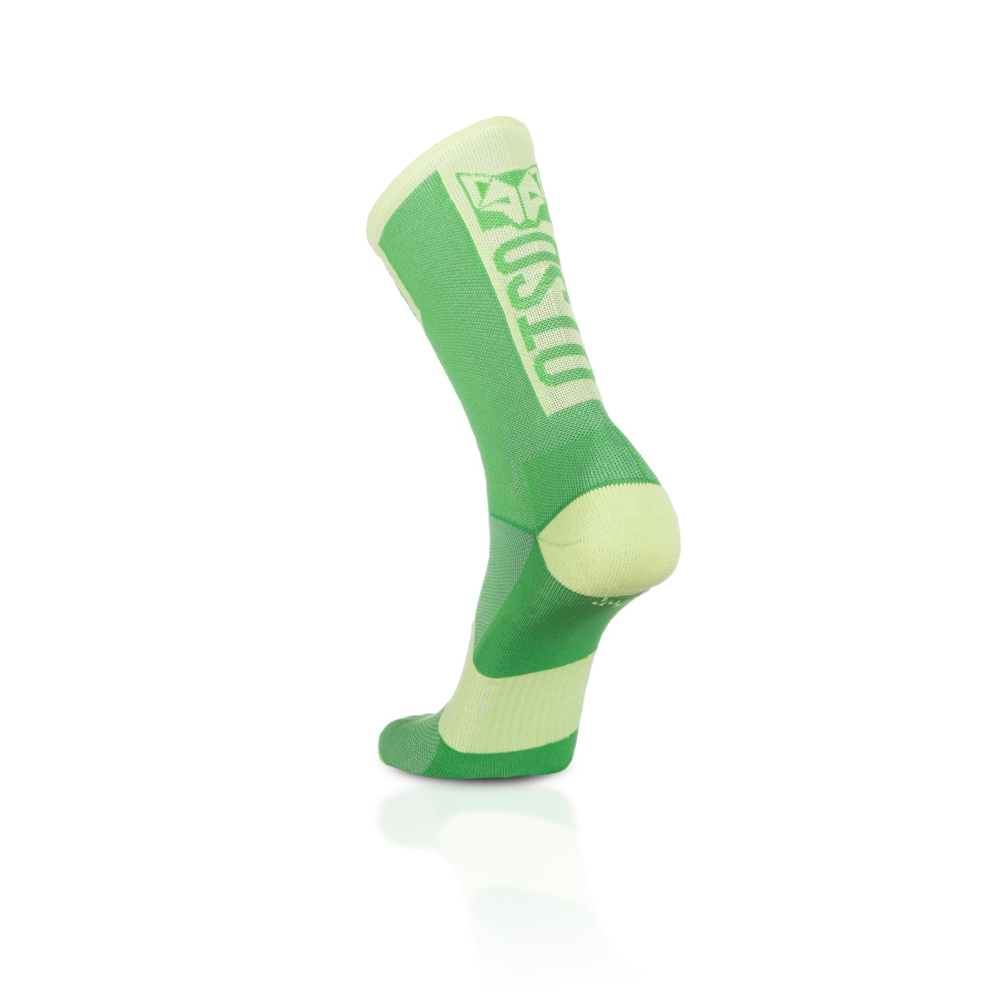 Chaussettes cyclisme hautes - Green Apple & Green Lime
