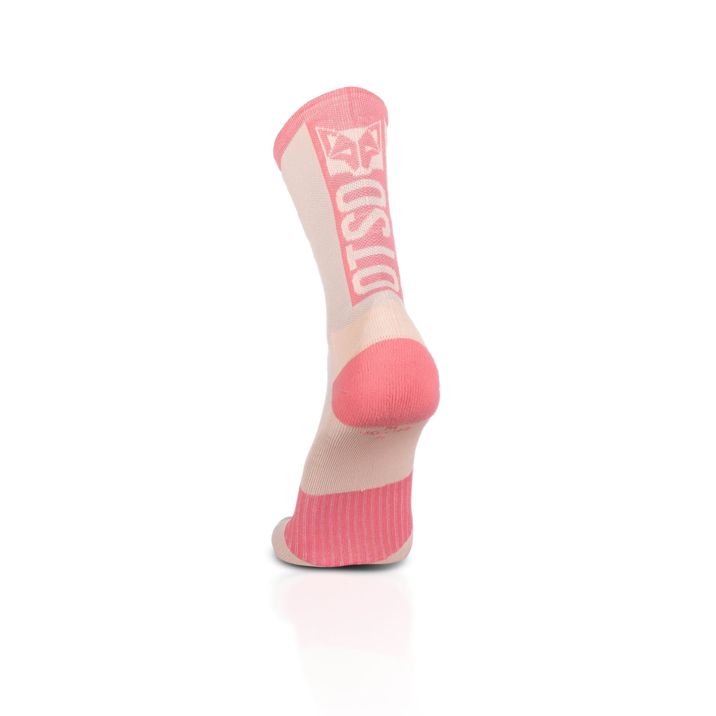 Chaussettes cyclisme hautes - Pink Coral & Pink Salmon