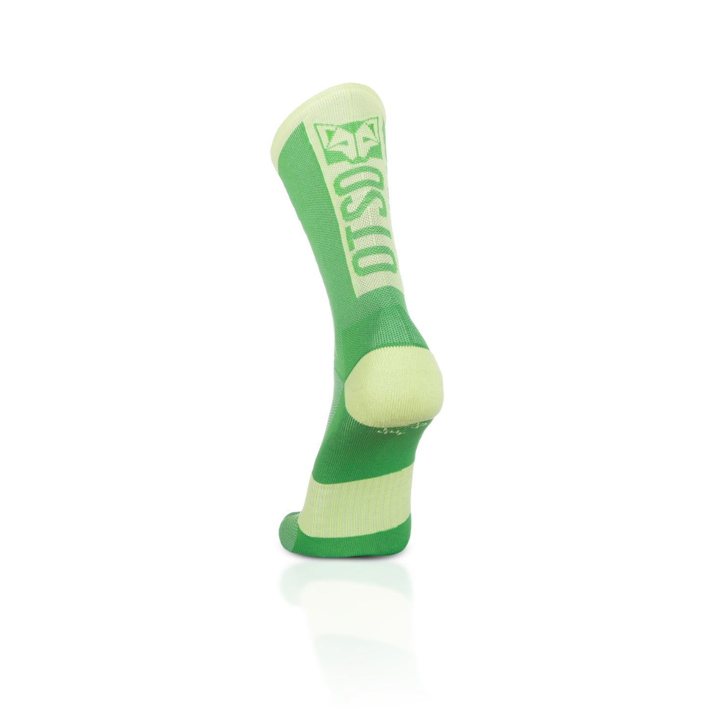 Chaussettes cyclisme hautes - Green Apple & Green Lime