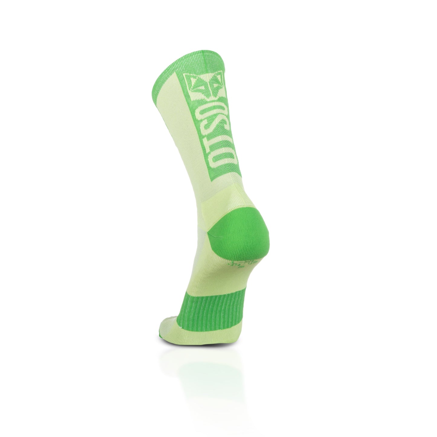 Chaussettes cyclisme hautes - Green Lime & Green Apple