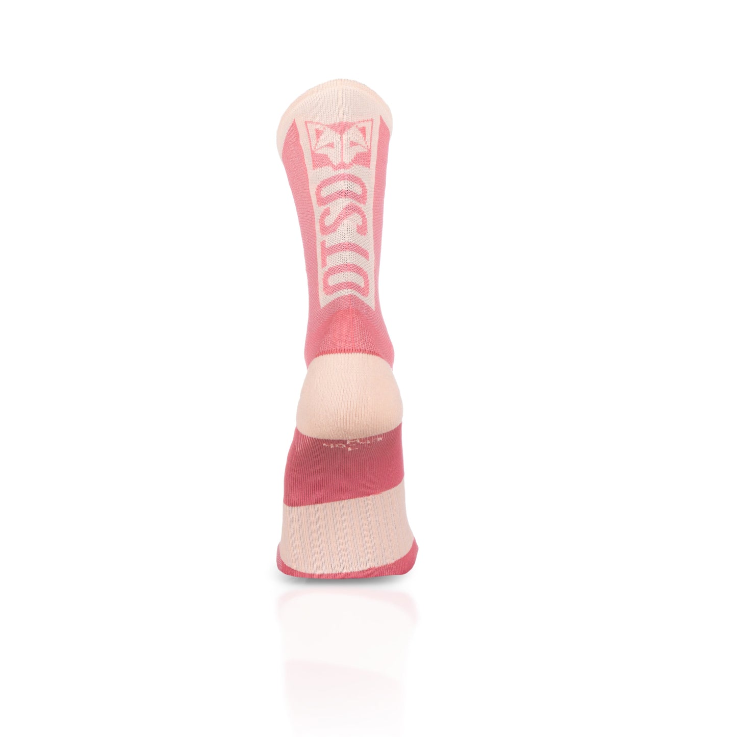 Chaussettes cyclisme hautes - Pink Salmon & Pink Coral