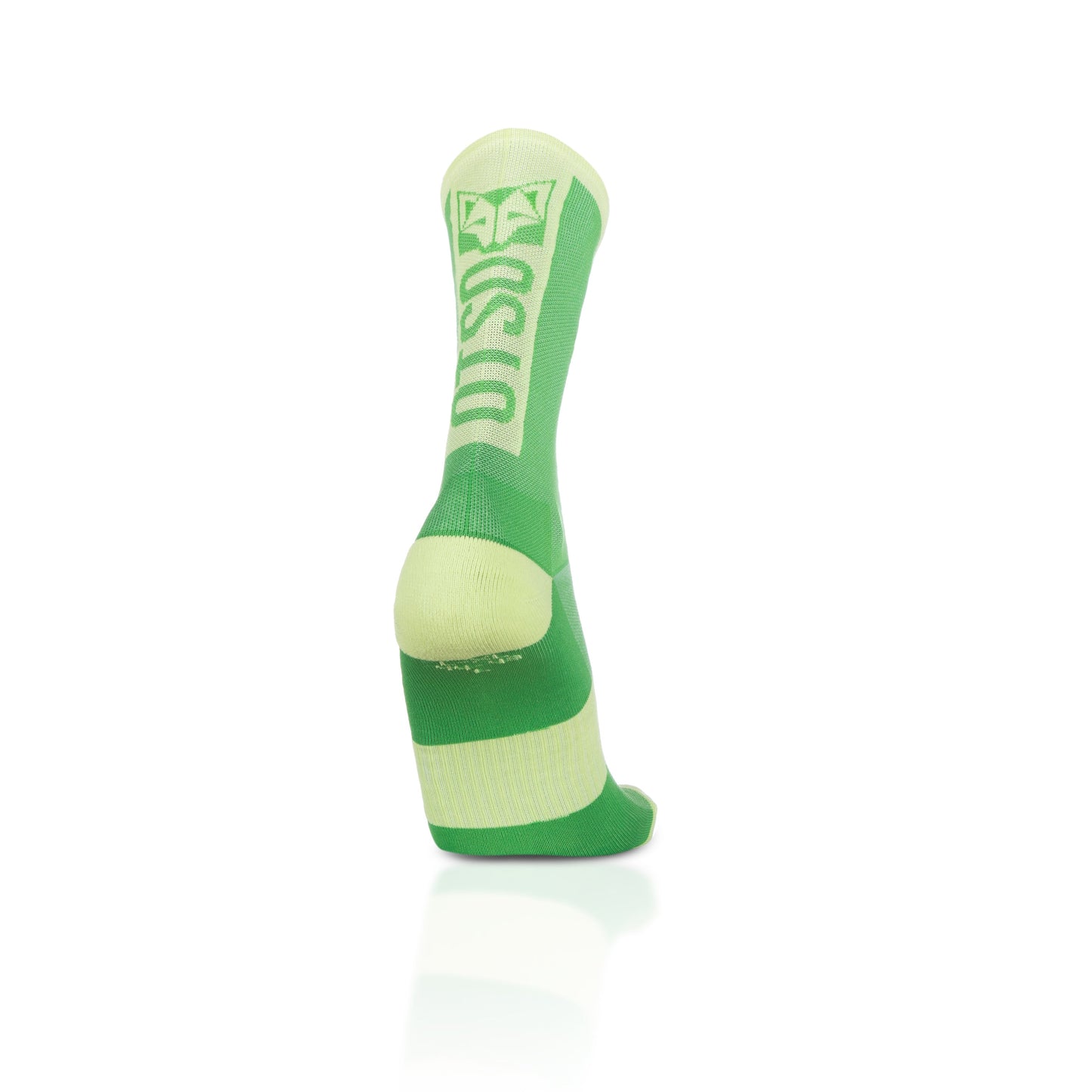Chaussettes cyclisme hautes - Green Apple & Green Lime