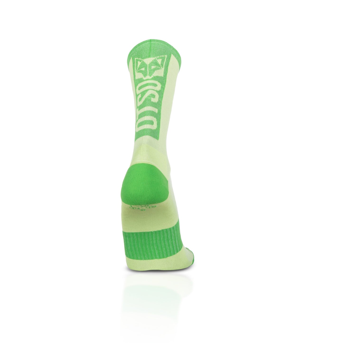 Chaussettes cyclisme hautes - Green Lime & Green Apple