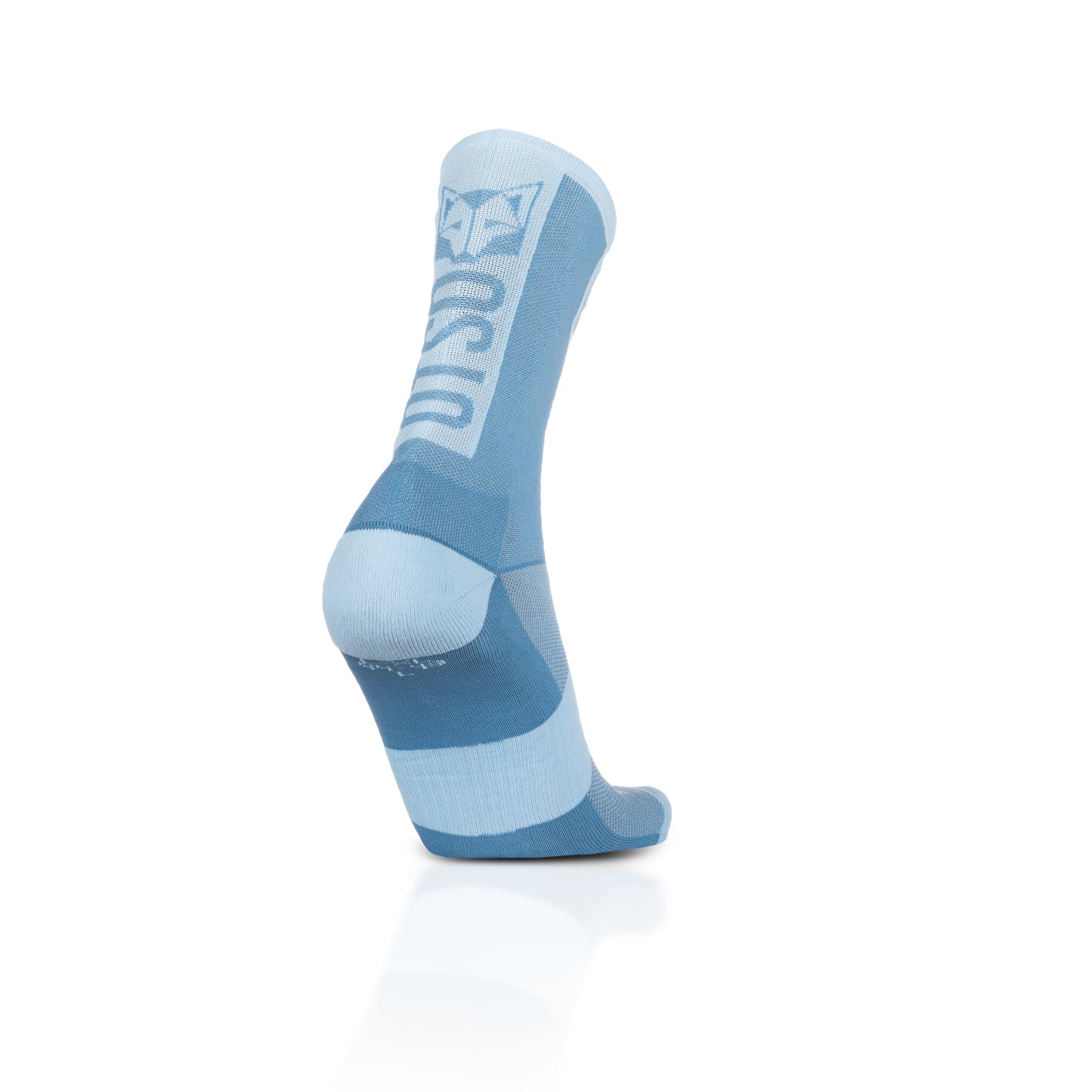 Chaussettes cyclisme hautes - Steel Blue & Turquoise
