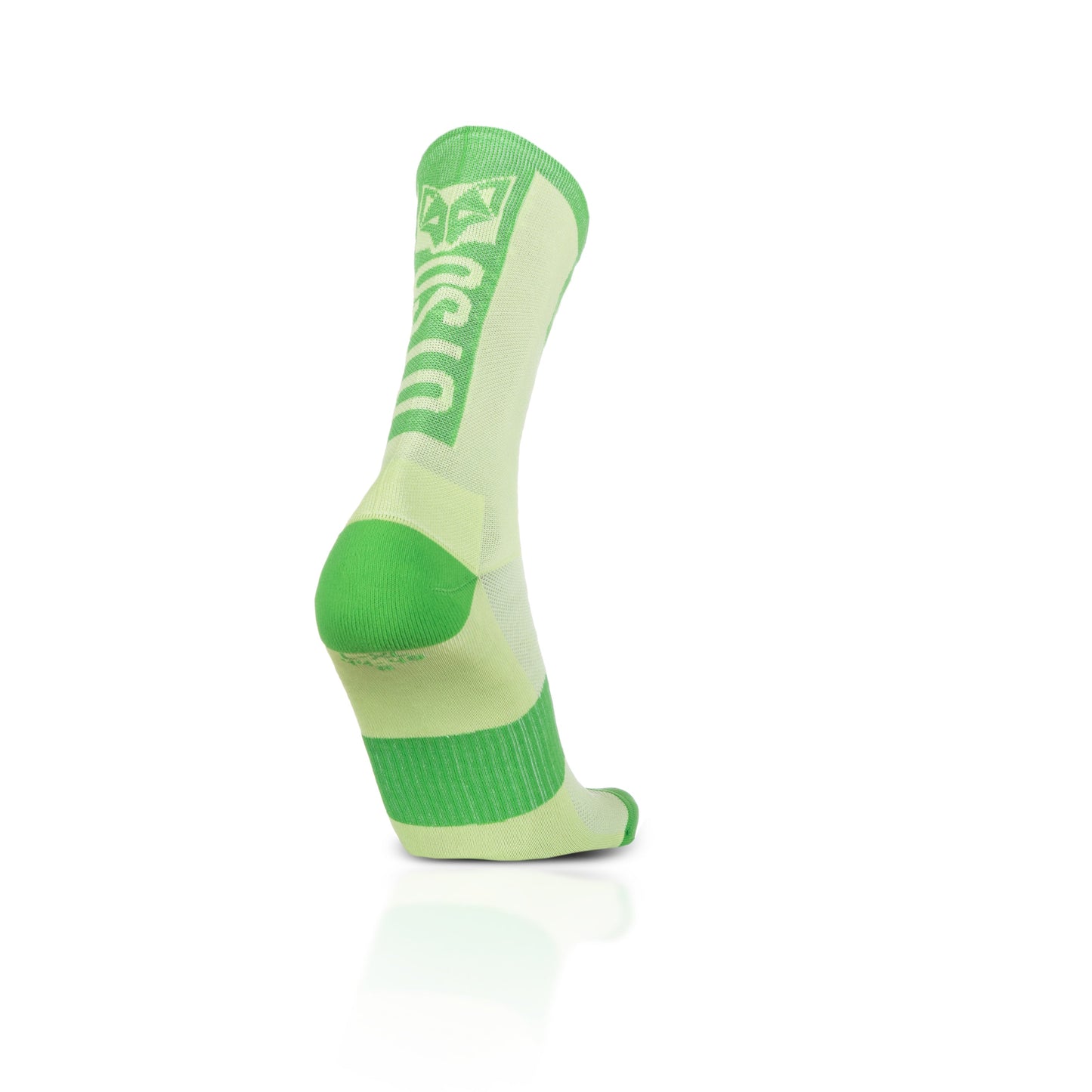 Chaussettes cyclisme hautes - Green Lime & Green Apple