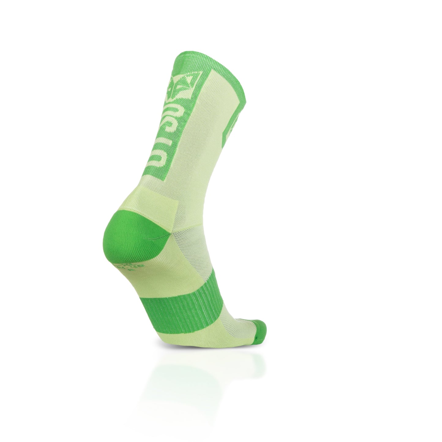 Chaussettes cyclisme hautes - Green Lime & Green Apple