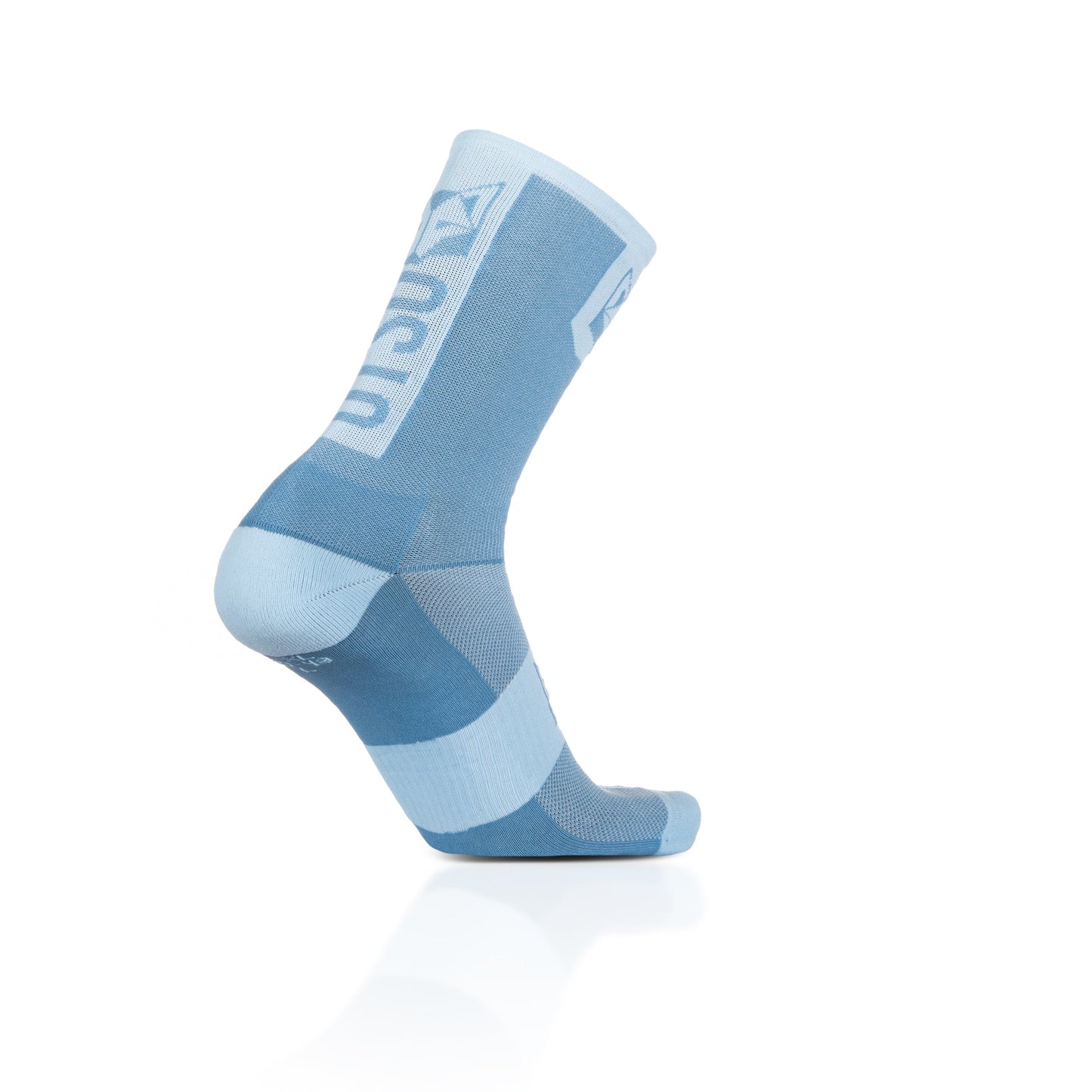 Chaussettes cyclisme hautes - Steel Blue & Turquoise
