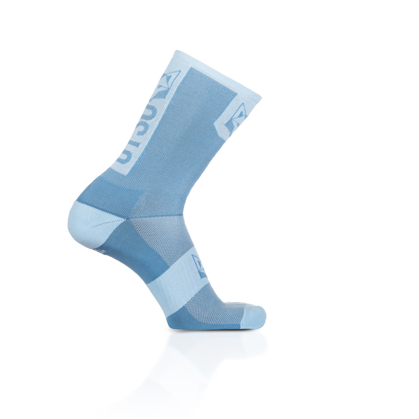 Chaussettes cyclisme hautes - Steel Blue & Turquoise