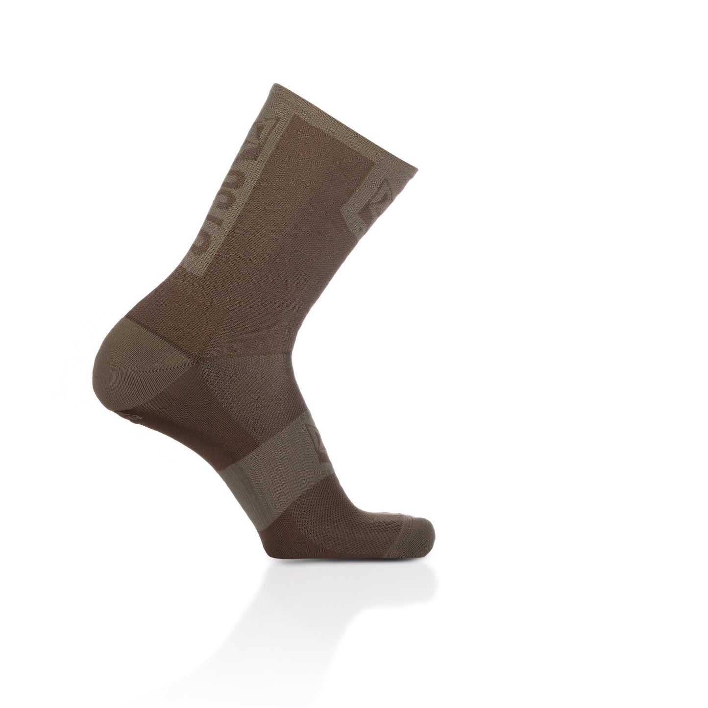Chaussettes cyclisme hautes - Coffee & Gold