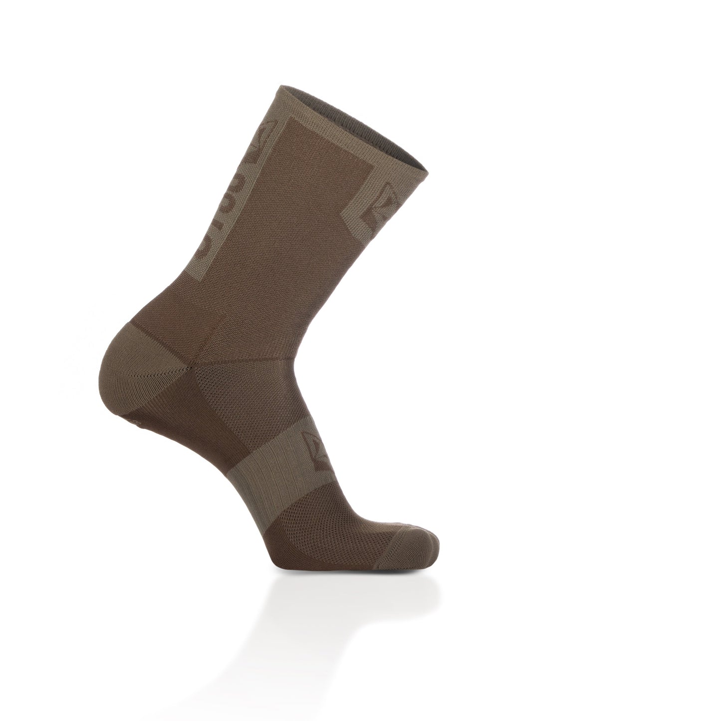 Chaussettes cyclisme hautes - Coffee & Gold