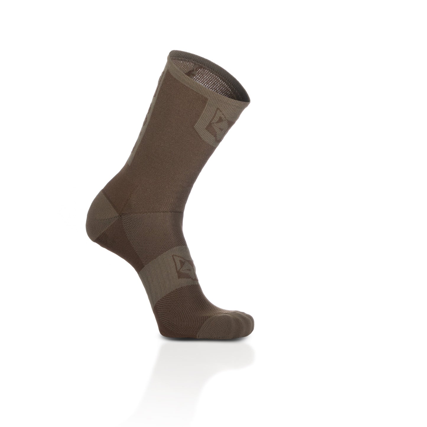 Chaussettes cyclisme hautes - Coffee & Gold