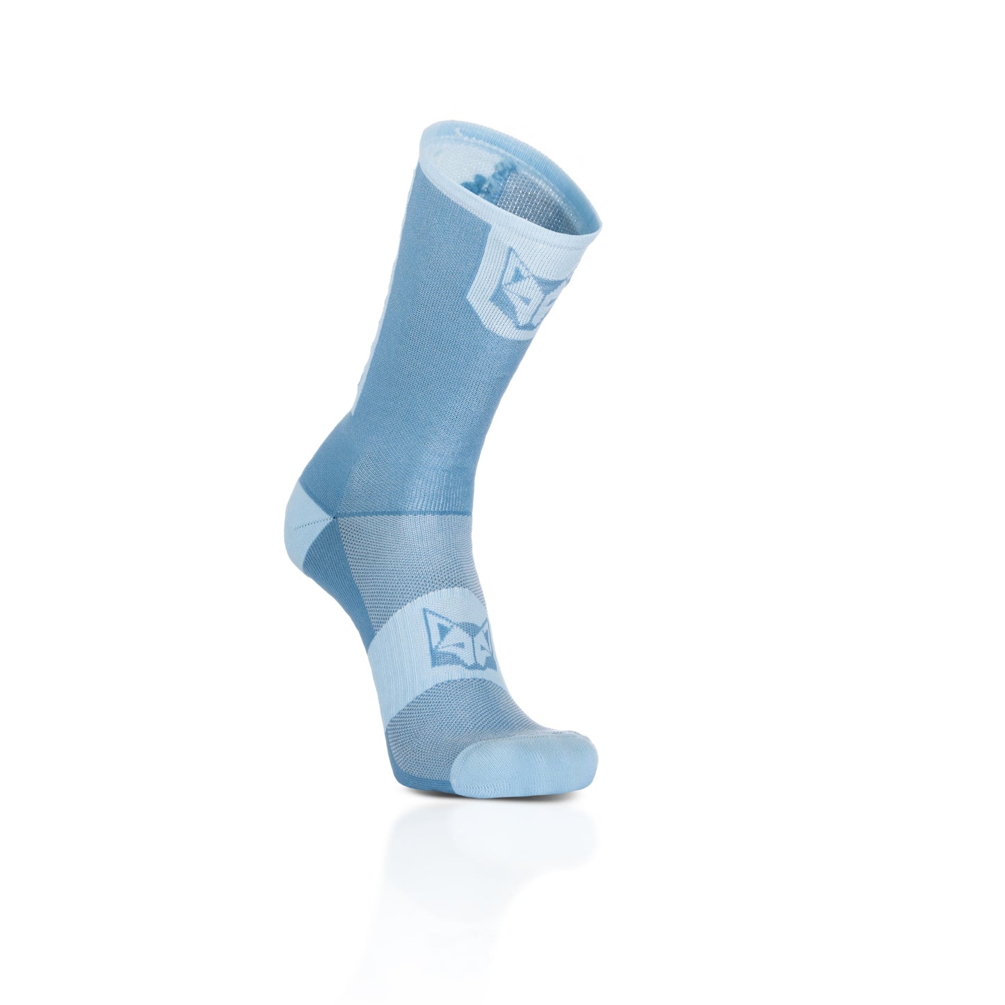 Chaussettes cyclisme hautes - Steel Blue & Turquoise