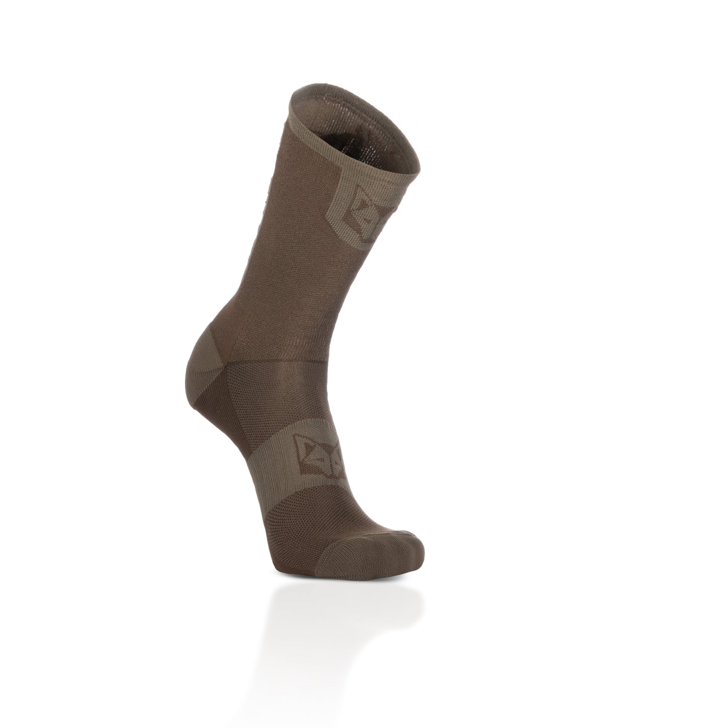 Chaussettes cyclisme hautes - Coffee & Gold