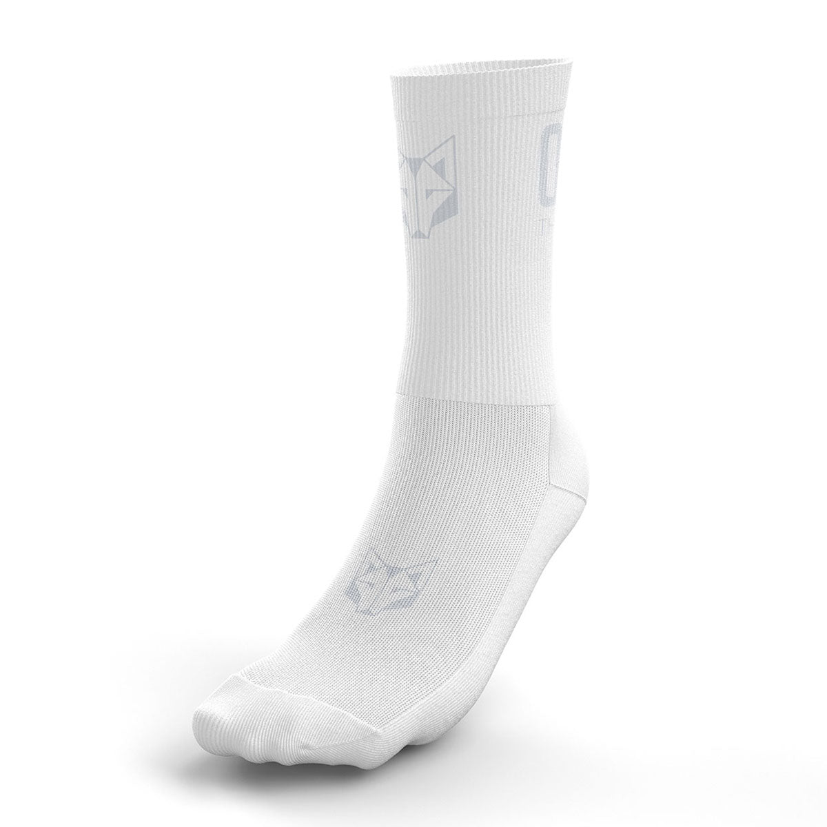 Multisport-Socken halblang - Ganz Weiß