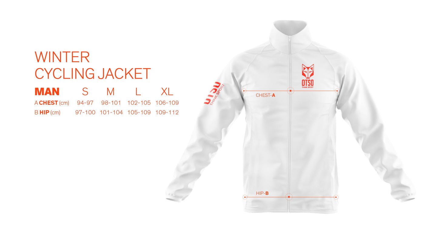 Veste cyclisme hiver Homme - Black