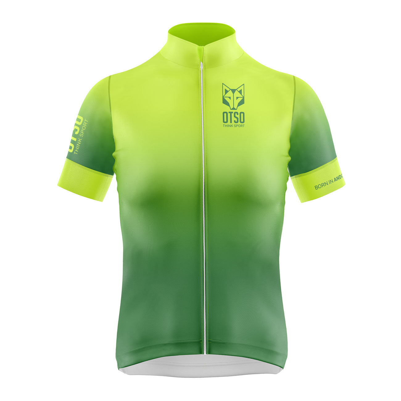 Maglia da ciclismo donna - Verde fluorescente (Svendita)