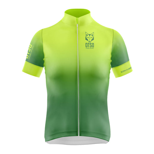 Fahrradtrikot Damen - Leuchtgrün (Ausverkauf)