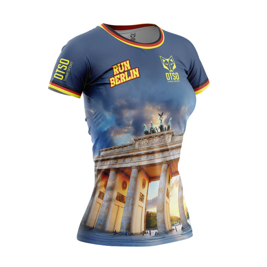T-shirt Femme manches courtes - Run Berlin 2024 (Outlet)