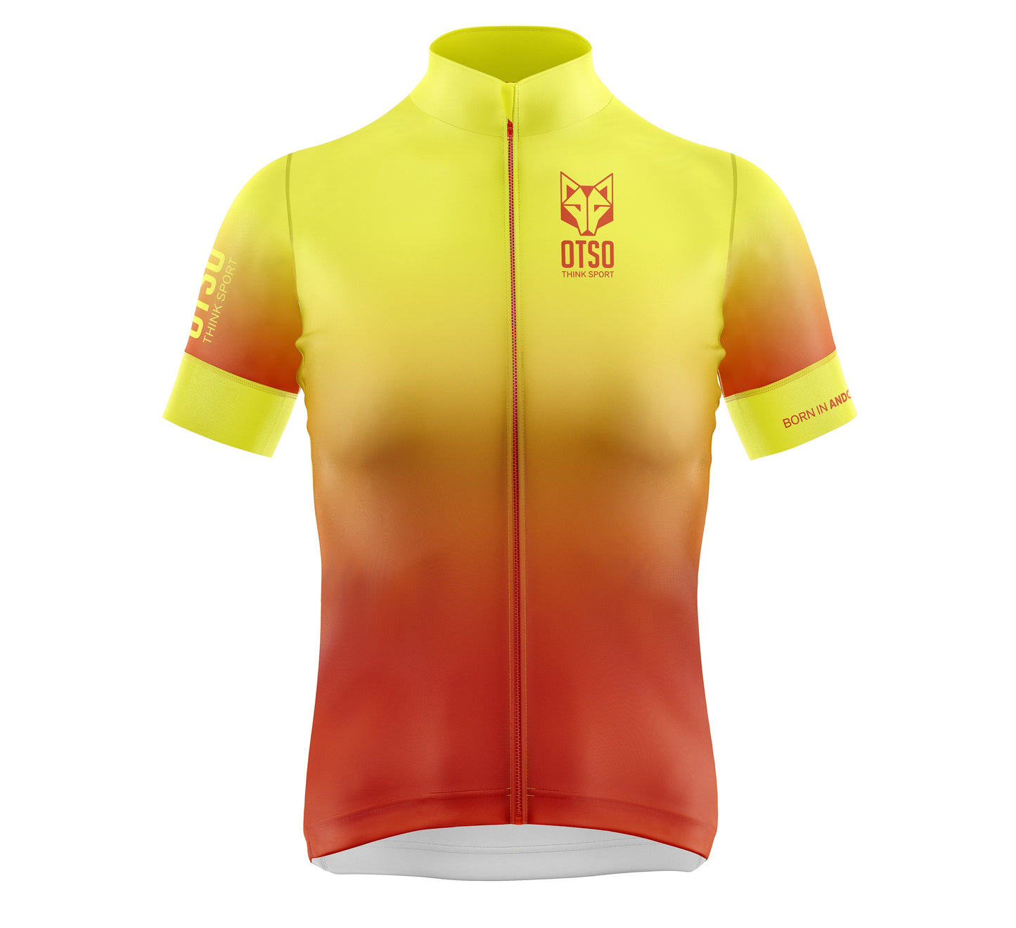 Fahrradtrikot Damen - Leuchtendes Orange (Ausverkauf)