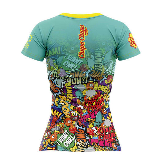 Maglietta donna maniche corte - Chupa Chups Fumetto