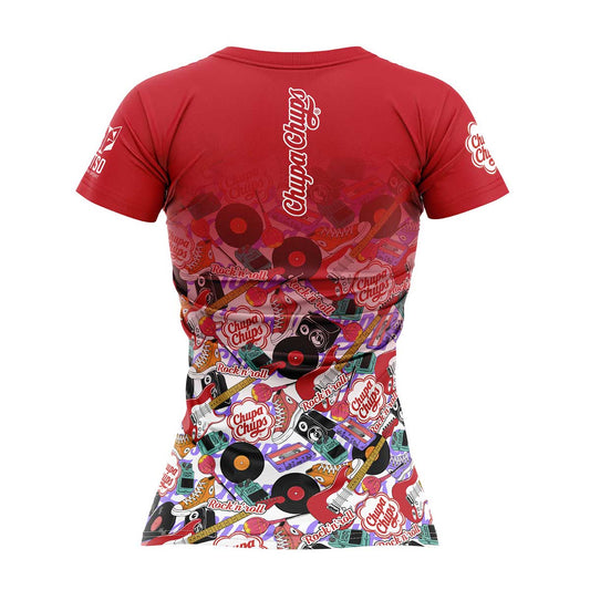 Maglietta donna maniche corte - Chupa Chups Rock'n'Roll