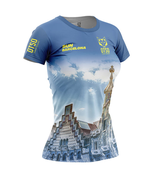 Women's short-sleeved shirt - Run Barcelona 2023 (Clearance)