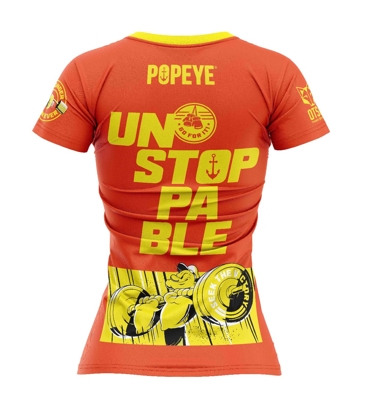 T-shirt Femme manches courtes - Popeye Unstoppable