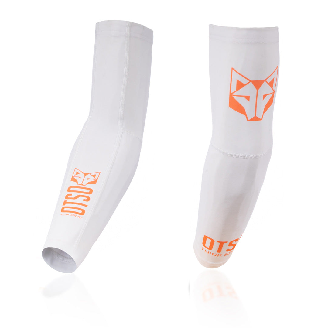 Manchettes - White & Fluo Orange