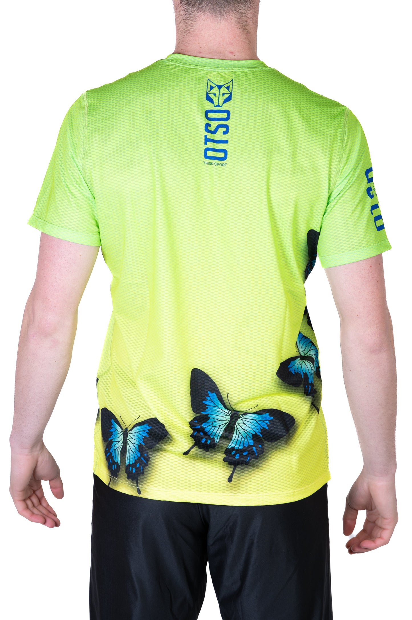 Herren-T-Shirt mit kurzen Ärmeln - Schmetterling