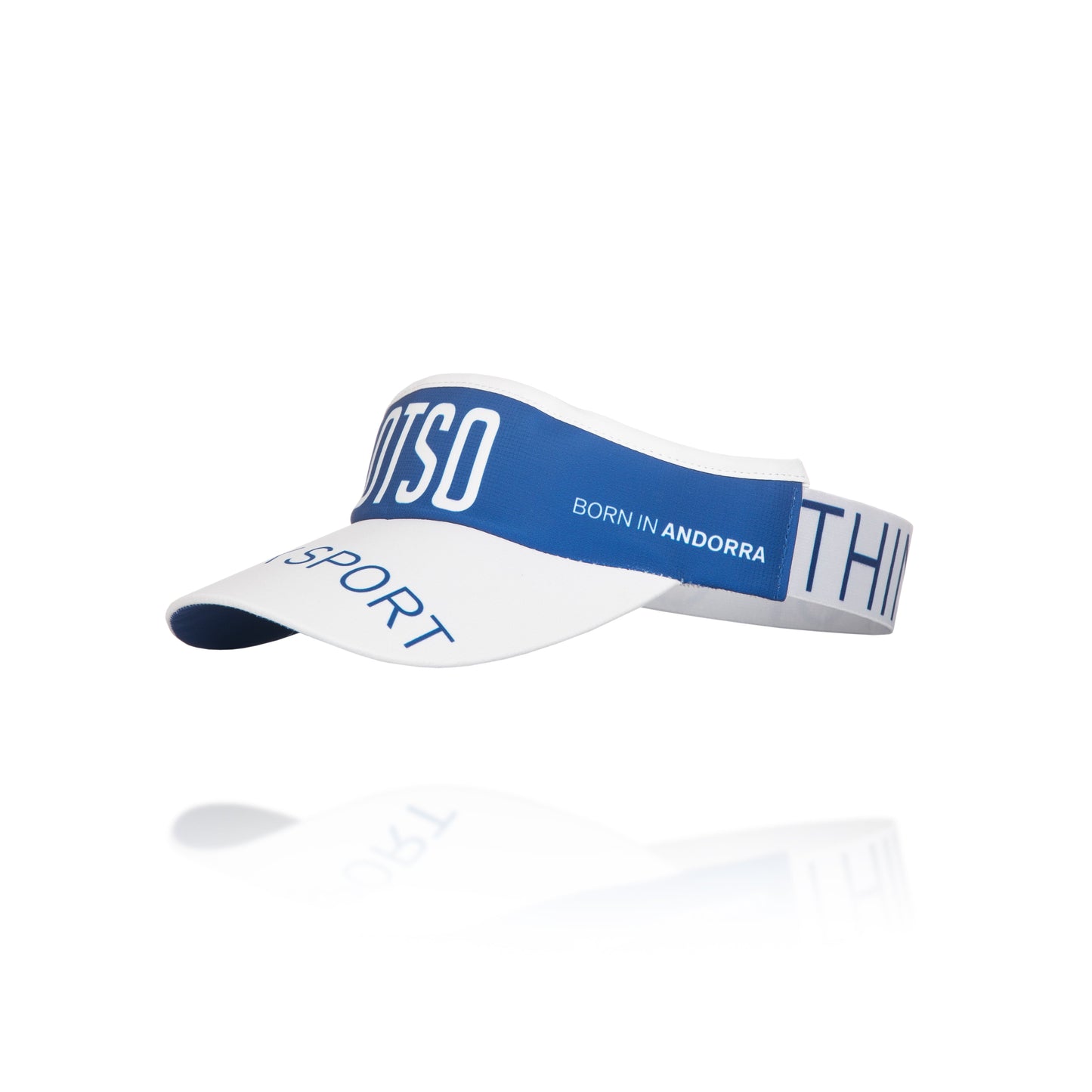 Visière -  Electric Blue & White