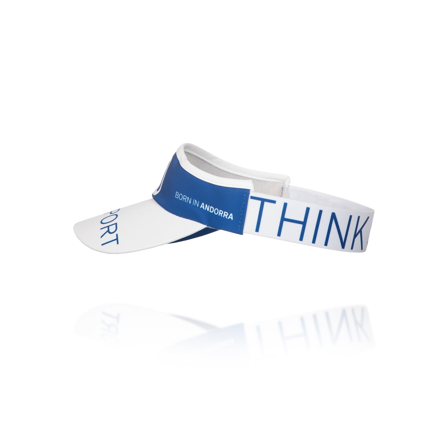 Visière -  Electric Blue & White