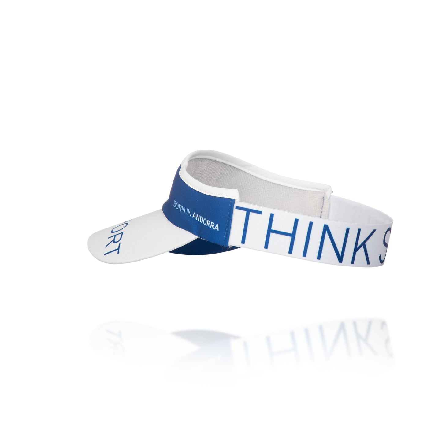 Visière -  Electric Blue & White