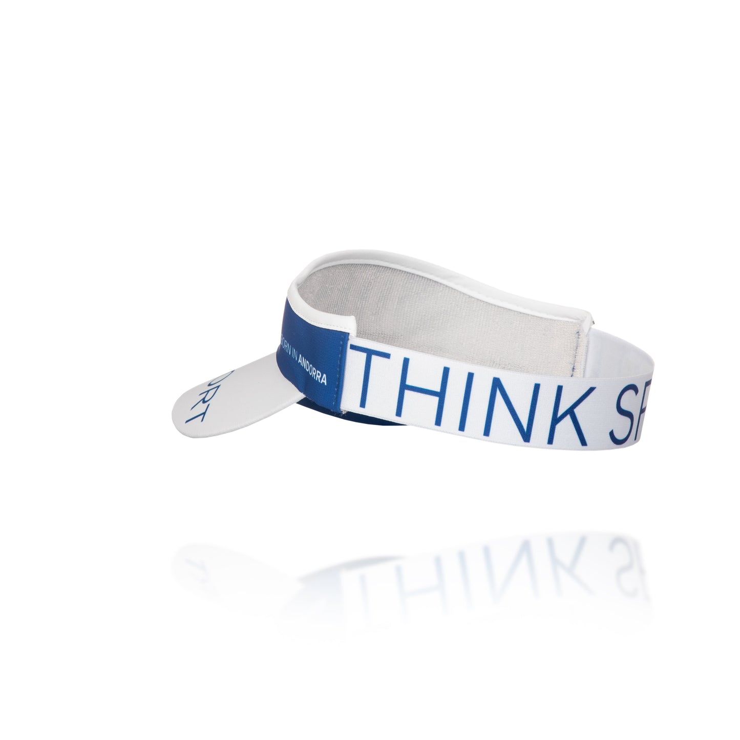 Visière -  Electric Blue & White